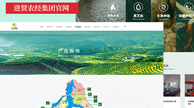 項目案例：進賢農經集團官網